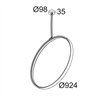 Delta Light SUPERLOOP VC 90 SBL Lampe suspendue