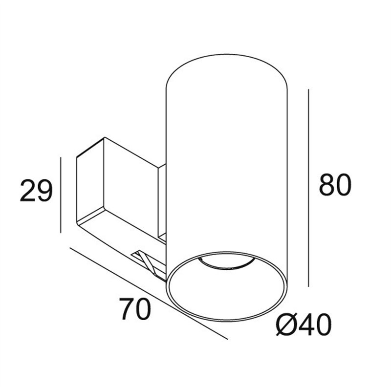 Delta Light SUPERLOOP-FIX 40 DOWN-UP MDL Hanglamp