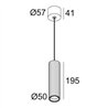 Delta Light HEDRA 451 C DIM8 Suspension lamp