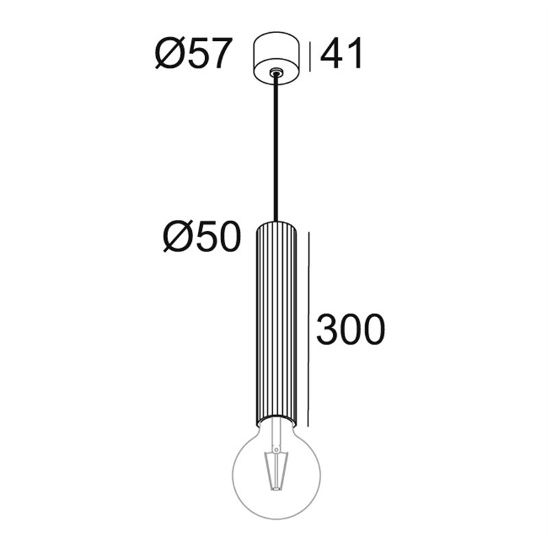 Delta Light HEDRA 452 C E27 Hanglamp