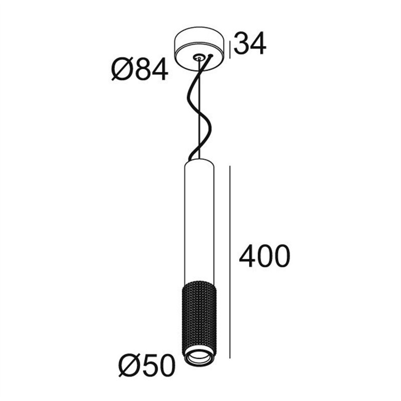 Delta Light PUNK 451 C DIM8 Lampe suspendue