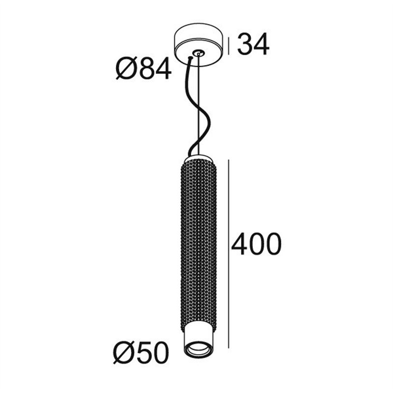 Delta Light PUNK 452 C DIM8 Hanglamp