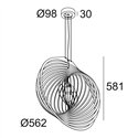 Delta Light SOIREE RC 56 E27 Hanglamp