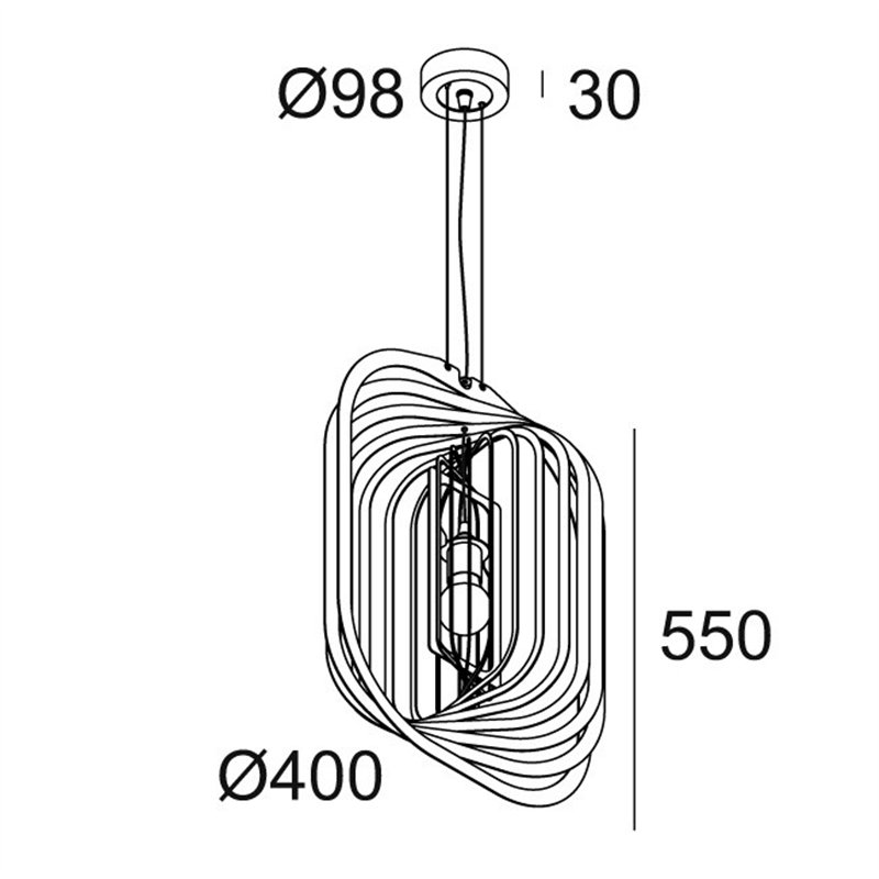 Delta Light SOIREE SC 4055 E27 Lampe suspendue