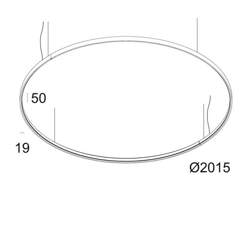 Delta Light SUPERLOOP HC 200 SBL Lampe suspendue