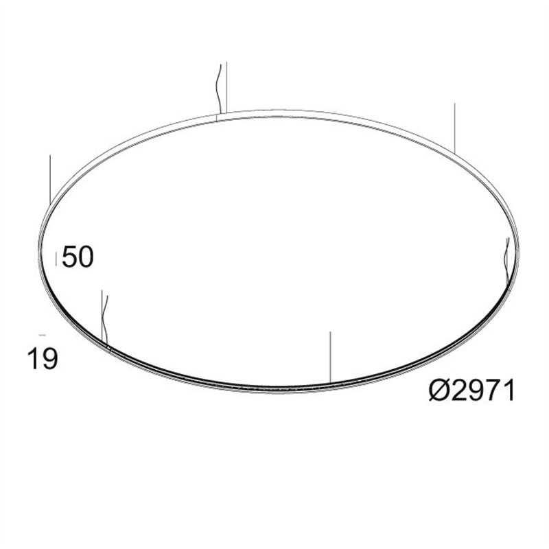 Delta Light SUPERLOOP HC 300 SBL Lampe suspendue