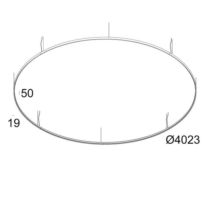 Delta Light SUPERLOOP HC 400 SBL Lampe suspendue