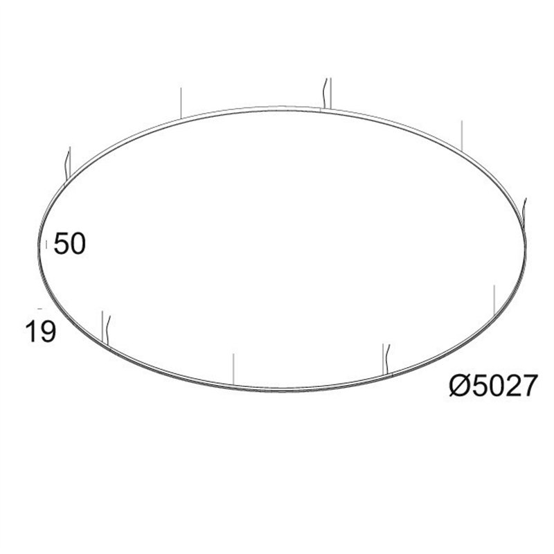 Delta Light SUPERLOOP HC 500 SBL Hanglamp