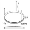 Delta Light SUPERLOOP PLUS HC 70 MDL Hängelampe