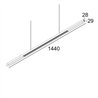 Delta Light INFORM SQ P144-3 DOWN-UP Suspension lamp