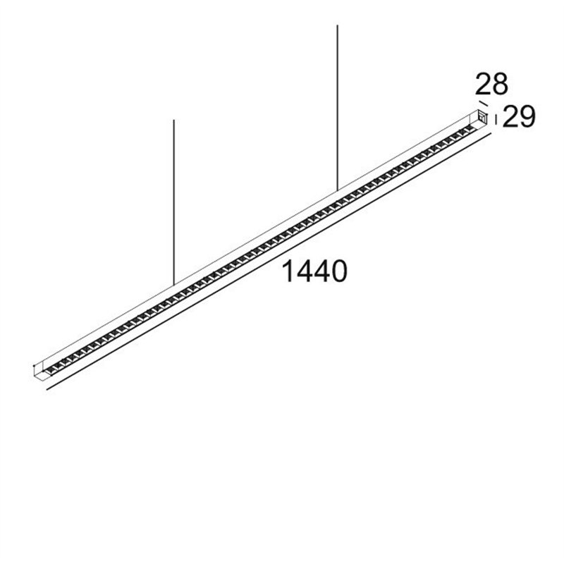 Delta Light INFORM SQ P144-5 DOWN Hanglamp