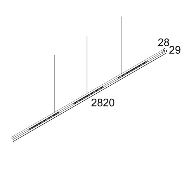 Delta Light INFORM SQ P282-6 DOWN-UP Hängelampe