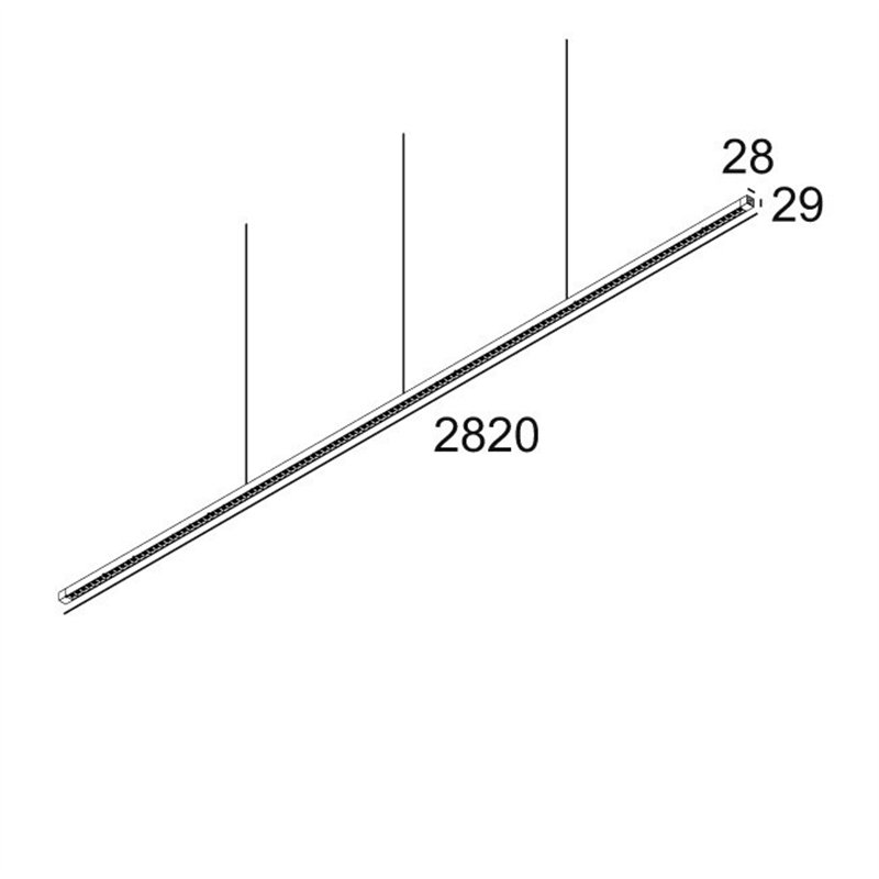 Delta Light INFORM SQ P282-10 DOWN Hanglamp