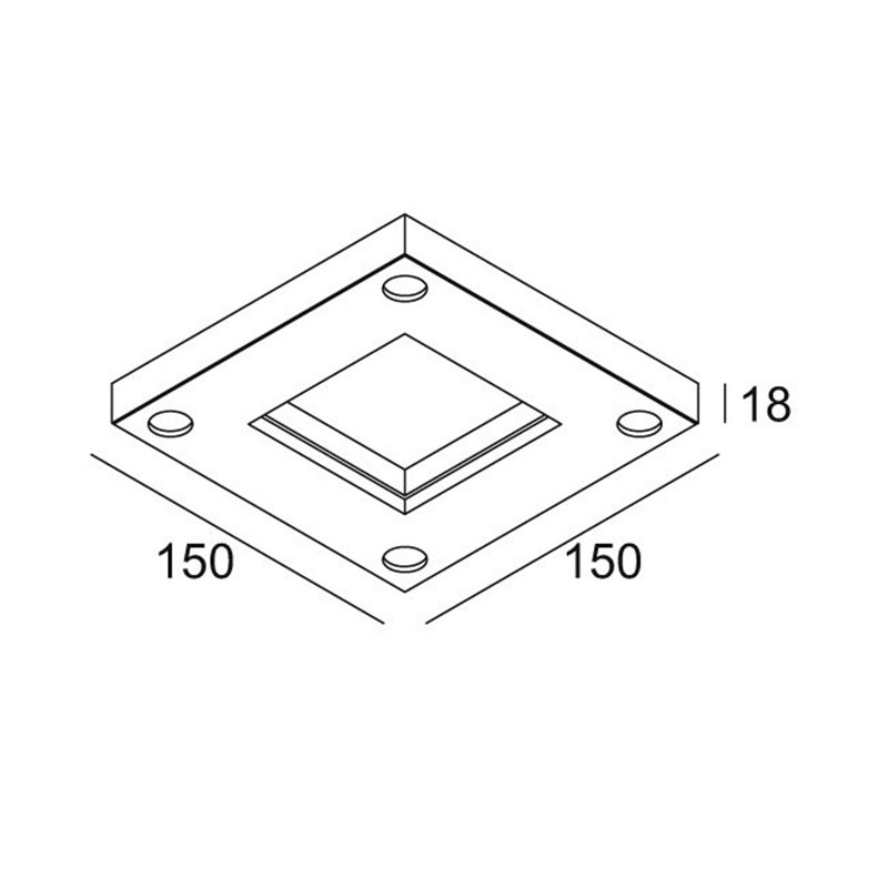 Delta Light MOUNTING KIT ENTERO SQ-S CSC