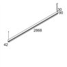 Delta Light CONFORM P28 DOWN-UP DIM4 Suspension lamp