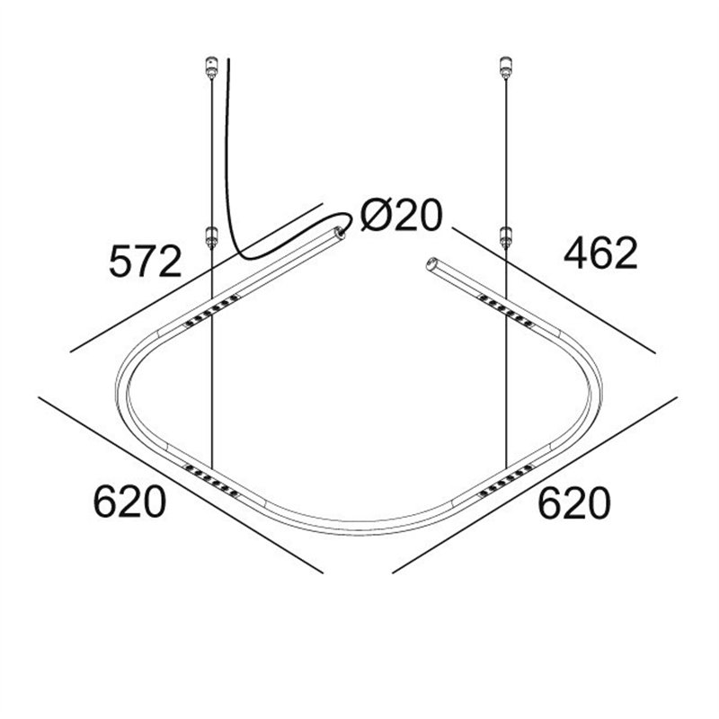 Delta Light LASS-OH! 60110 Lampe suspendue
