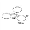 Delta Light MULTINOVA 355 TW PRISM DIM5 Suspension lamp