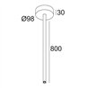 Delta Light MULTINOVA 55 ROD SUSPENSION 0,8m Hängelampe