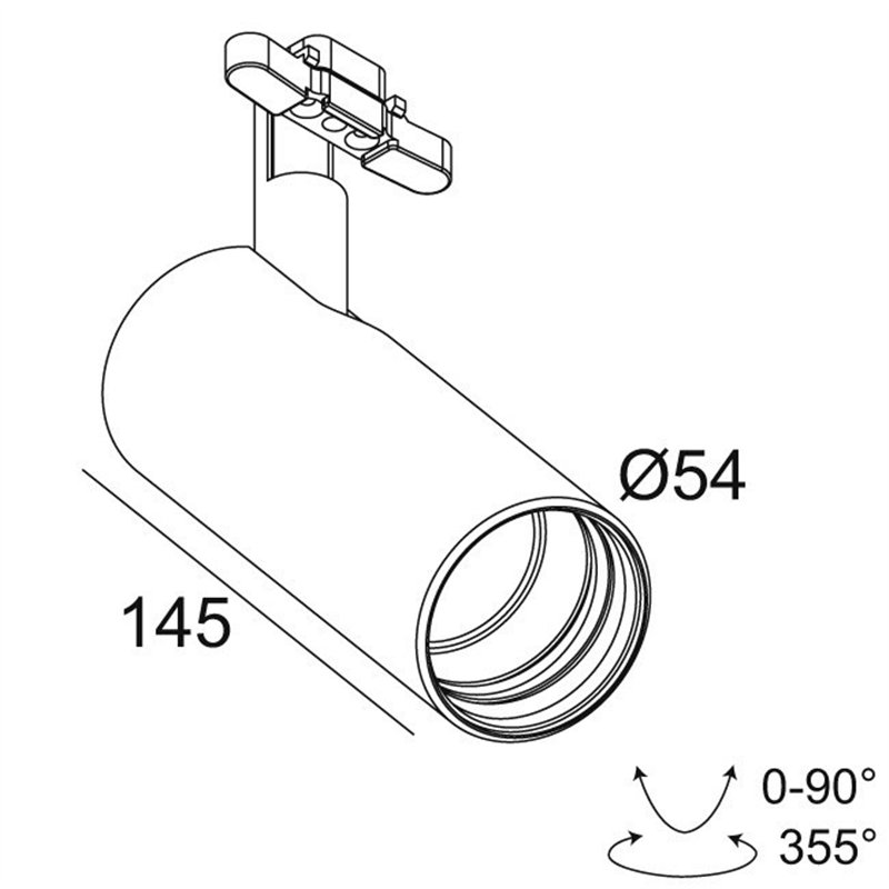 Delta Light SOLI - 52 SHHH NLT éclairage sur rail