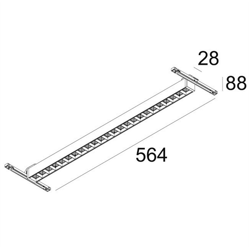 Delta Light SOLI - FORM 60 DOWN-UP 1 CIRCUIT Q-DIM Éclairage sur rail