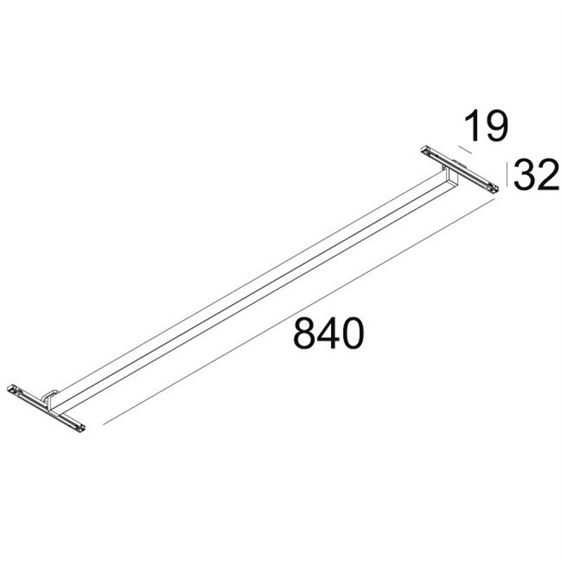 Delta Light SOLI - LINE 90 UP Q-DIM track lighting fixture