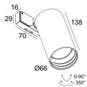 Delta Light SUPERLOOP-SPY 66 MDL Hanglamp