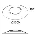 Delta Light ZOOVER 120 DARK GREY Hanglamp