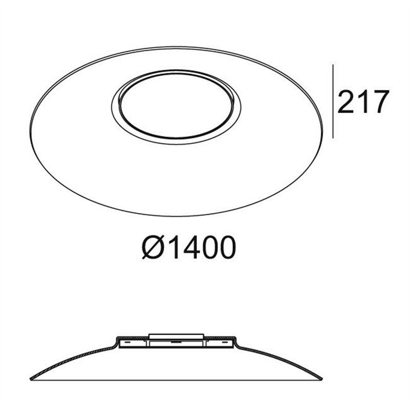 Delta Light ZOOVER 140 LIGHT GREY Lampe suspendue