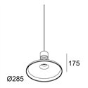 Delta Light MILES C2 PINK Hanglamp