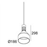Delta Light MILES C3 PINK Lampe suspendue