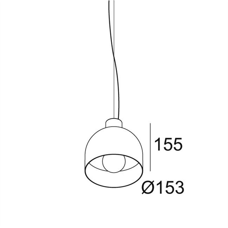 Delta Light MANTELLO L1515 E27 Lampe a suspension