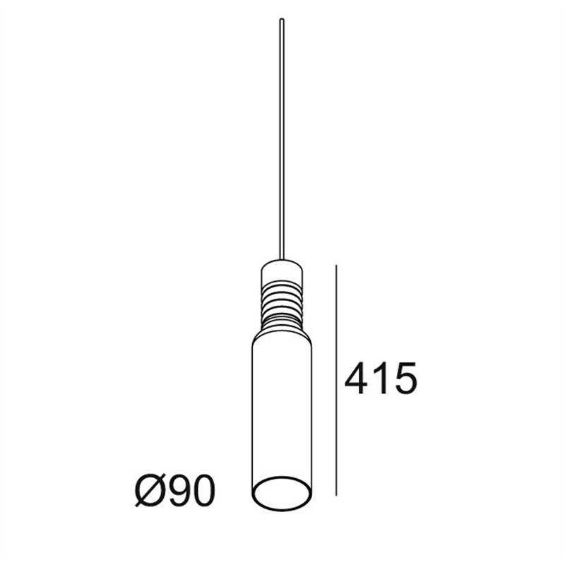 Delta Light MILES C4 AMBER Suspension lamp
