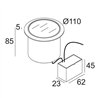 Delta Light LOGIC 90 R A Recessed spot
