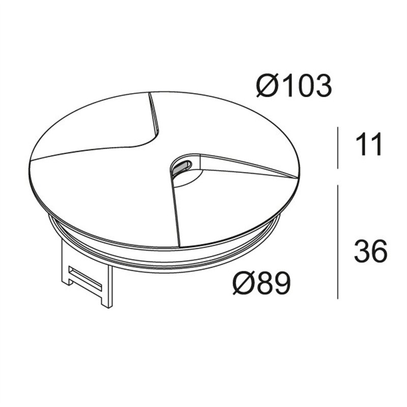 Delta Light LOGIC F2 Inbouwspot