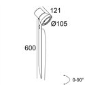 Delta Light KIX II HP PIN Vloerlamp
