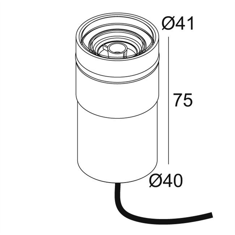 Delta Light LOGIC 40 R Inbouwlamp