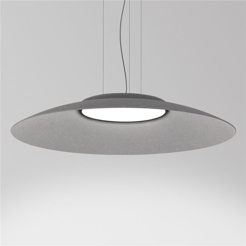 Delta Light ZOOVER 140 DOWN-UP LIGHT GREY Suspension lamp