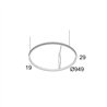 Delta Light SUPERLOOP SLIM OUT 90 SBL Lampe a suspension