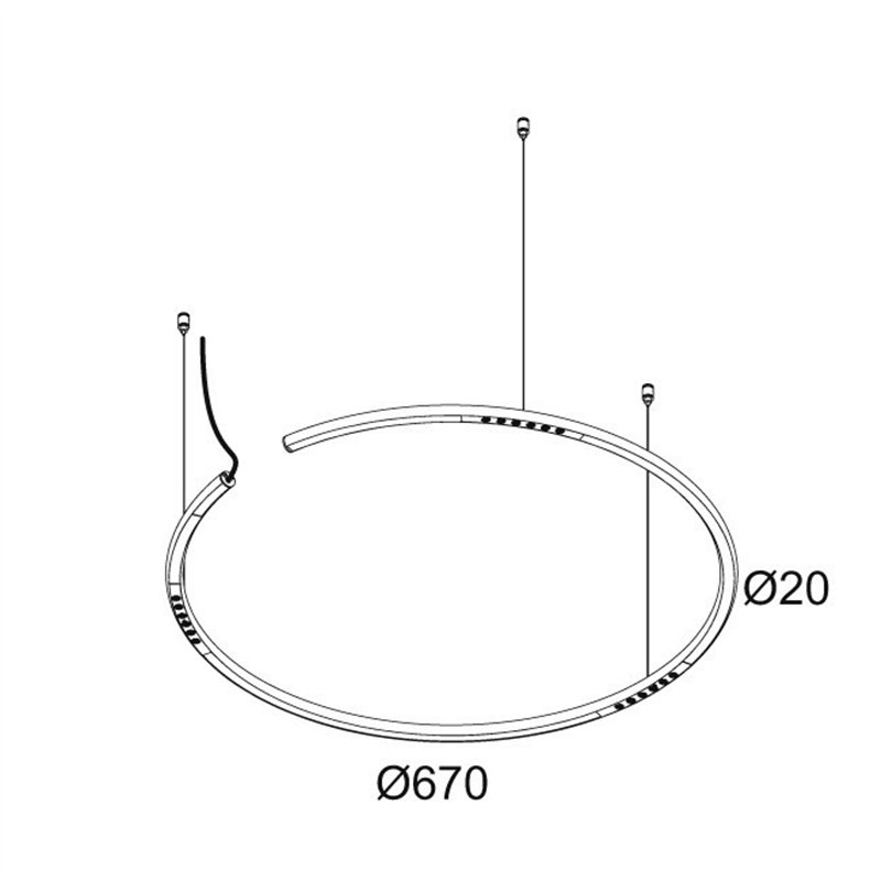 Delta Light LASS-OH! R65 - 3 Lampe a suspension