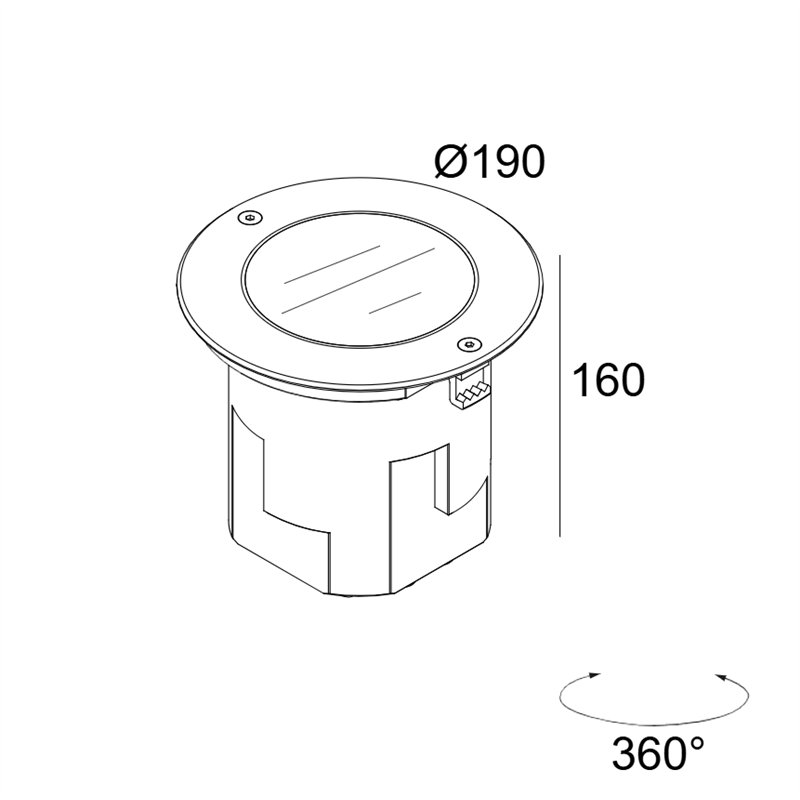 Delta Light Logic 190 R Honeycomb lampe de sol