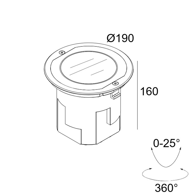 Delta Light Logic 190 R Ok Sp Honeycomb Grondlamp