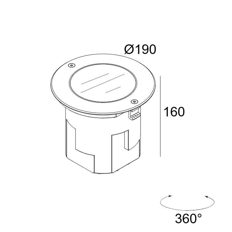 Delta Light Logic 190 R Refl lampe de sol