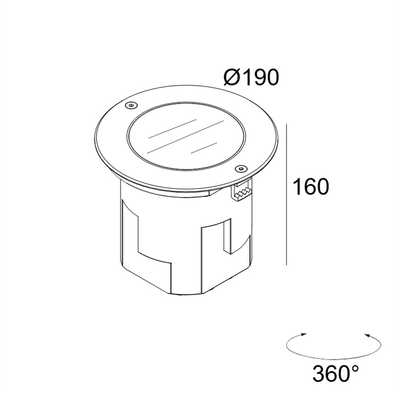 Delta Light Logic 190 R Refl Honeycomb Grondlamp