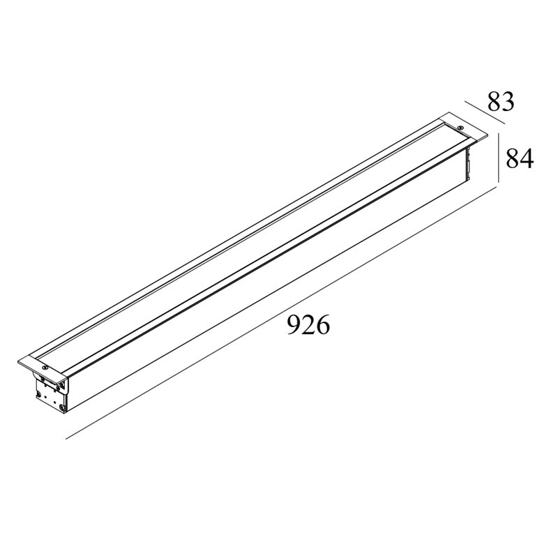 Delta Light Logic Linear 880 Wallgrazer lampe de sol