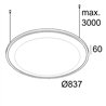 Delta Light SOLI - SHHH 90 C SCARLET Lampe a suspension