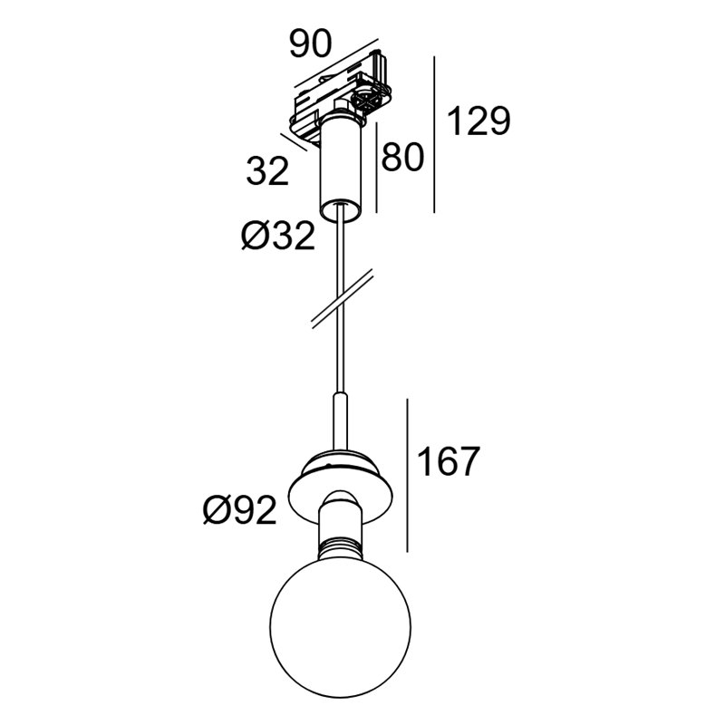 Delta Light Toupe E27 Adm Hanglamp