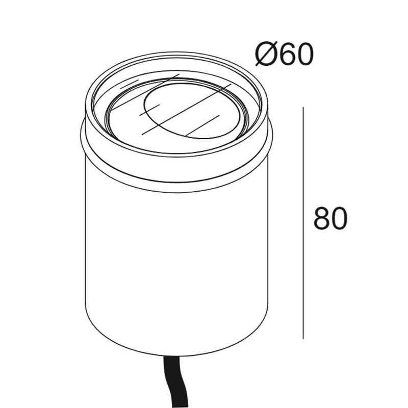 Delta Light Logic 60 R Wallwash Grondlamp