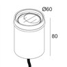 Delta Light Logic 60 R Wallwash Bodenlampe