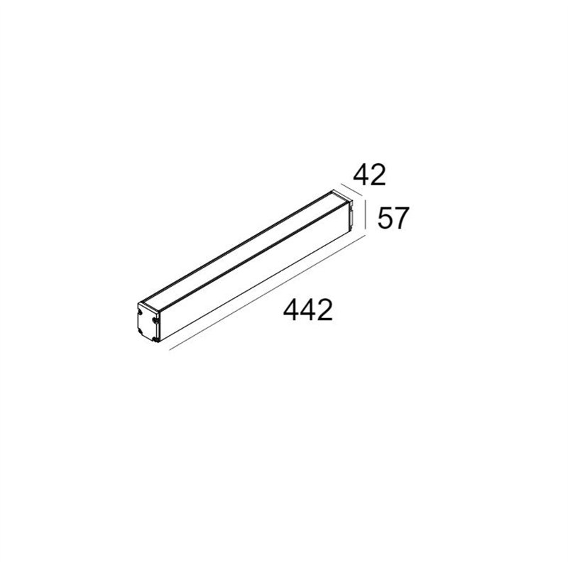 Delta Light Logic Linear On 440 DIM5 Honeycomb Applique / Lampe de sol