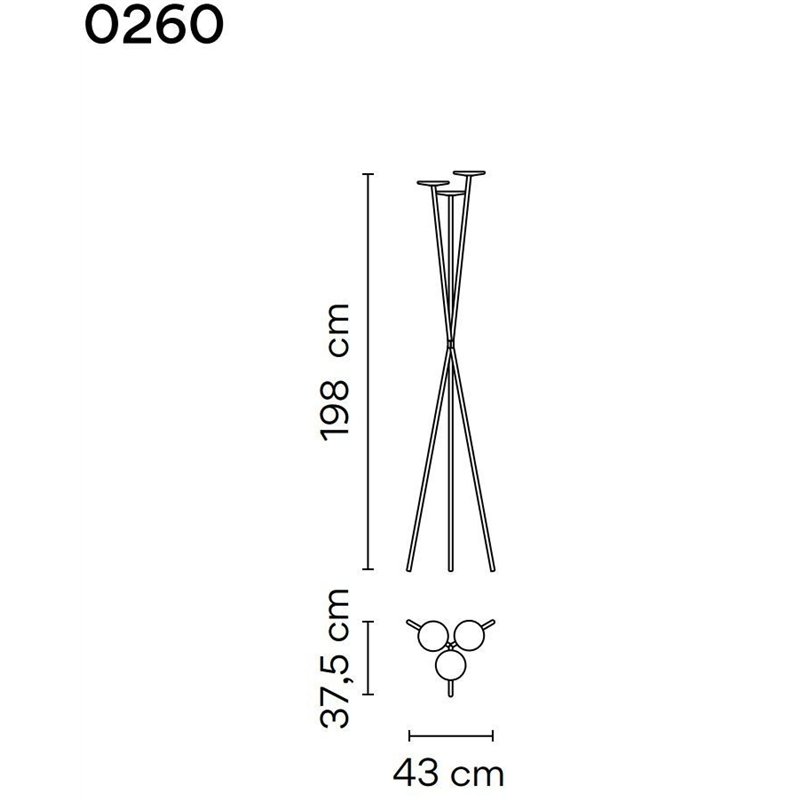 Vibia Skan Push floor lamp